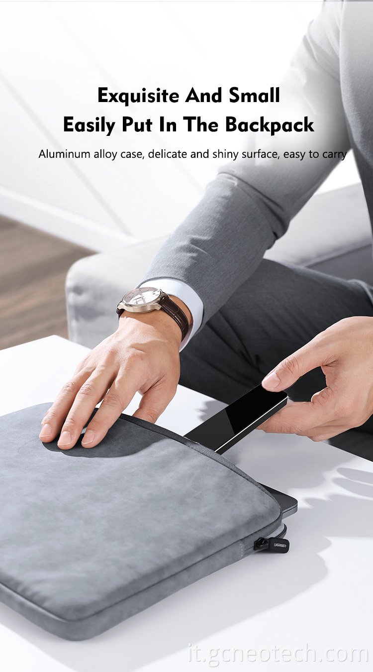 Caso SSD in alluminio Adattatore di trasferimento di dati ad alta velocità Aluminum Ssd Case High Speed Data Transfer Adapter